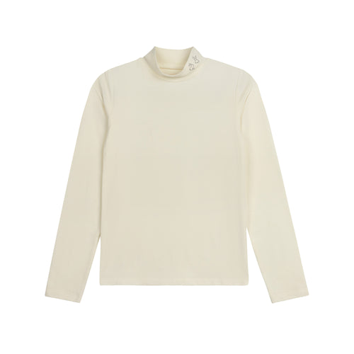 Looms Fair Isle Collection Mockneck - Taupe