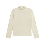 Looms Fair Isle Collection Mockneck - Taupe
