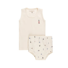 Load image into Gallery viewer, Ely&#39;s &amp; Co Jersey Cotton Printed Nautical Tee &amp; Bloomer - Ivory