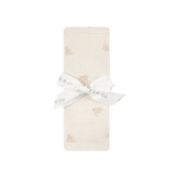 Ely's & Co Velour Leaf Pattern Collection Muslin Swaddle - Ivory Girls
