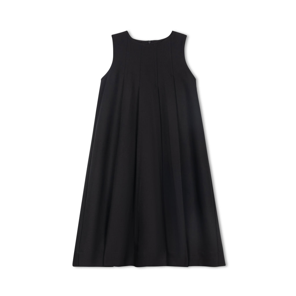 Velvette Label Pleated Jumper