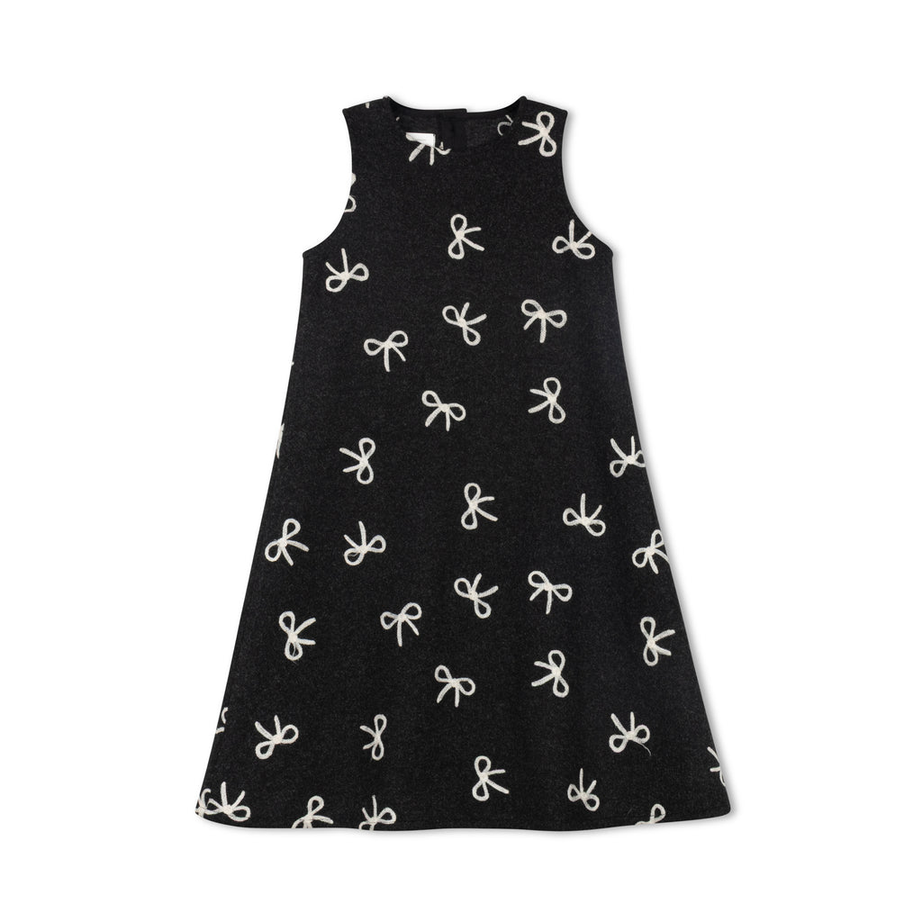 Velvette Label Ivory Bow Dress