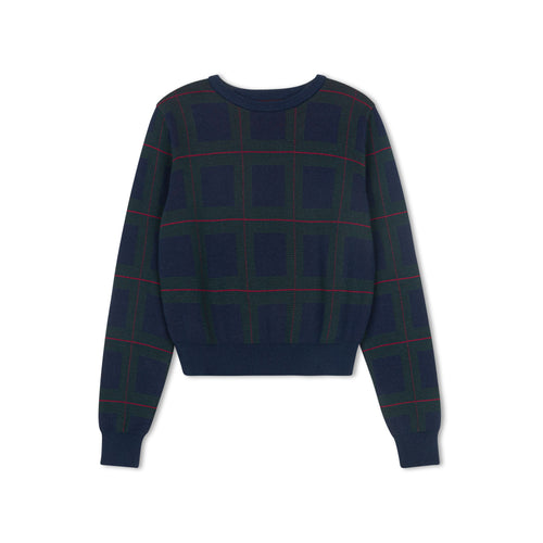 Velvette Label Plaid Sweater