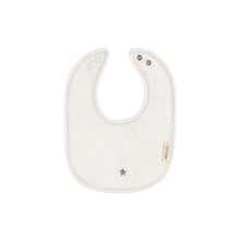 Load image into Gallery viewer, Ely&#39;s &amp; Co Cotton- Embroidered Heart and Star Bib - Ivory/Star