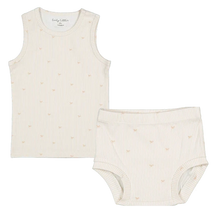 Load image into Gallery viewer, Lovely Littles Printed Tank And Bloomer Set - Pink Bow