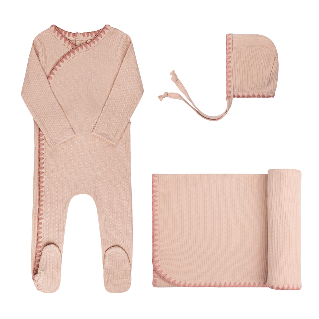Ely's & Co Whip Stitch Collection Take Me Home Set - Pink