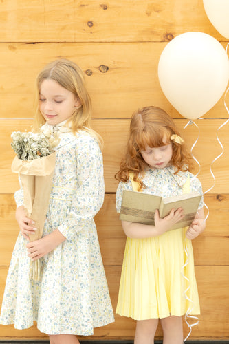 Nou Nelle Floral Yellow Top And Skirt Set