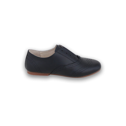 Camille Shoes Adele Black Leather