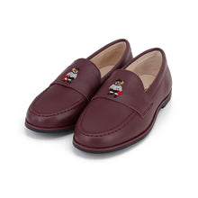 Load image into Gallery viewer, Camille Shoes Ecolier Burgundy Leather