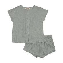 Load image into Gallery viewer, Ann Of Nan Oak Boys Bloomer And Shirt Set - Slate