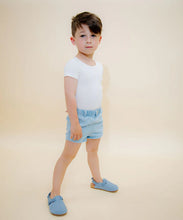 Load image into Gallery viewer, Lil Legs Ribbed Tee Short Sleeve - Pure White