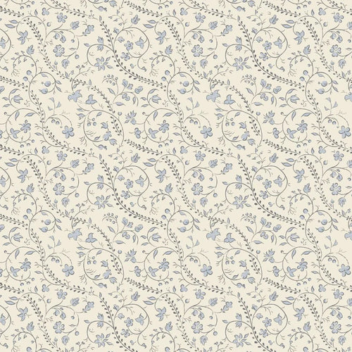 Little Threads Bluebell Heirloom Vine Muslin Blanket