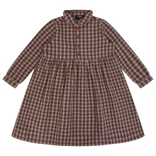 Load image into Gallery viewer, Jaybee Checkered Shirtdress - Chestnut/Slate