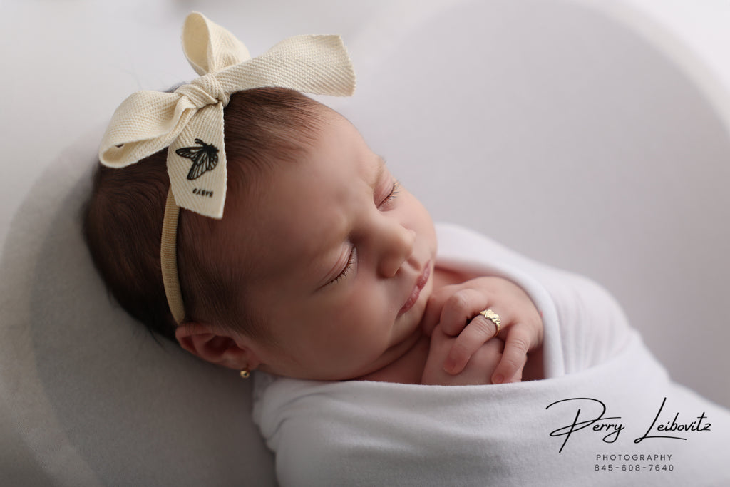 Babyo Bow Headband - Flowers