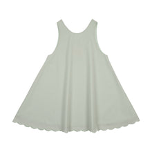 Load image into Gallery viewer, Little Tempest Scallop Hem Jumper And Embroidered Blouse Set - Mint Green/White