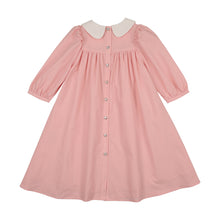 Load image into Gallery viewer, Little Tempest Icon Collar Empire Dress - Salmon