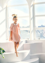 Load image into Gallery viewer, Little Tempest Icon Collar Empire Dress - Salmon