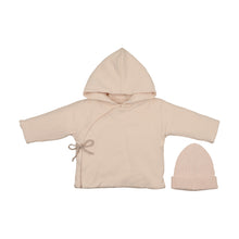 Load image into Gallery viewer, Mema Knits Quilted Jacket And Knit Beanie - Light Pink