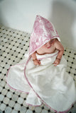 Little Threads Pink Toile Bath Towel