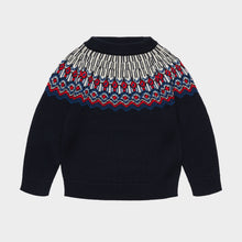 Load image into Gallery viewer, Fub Fair Isle Sweater - Dark Navy