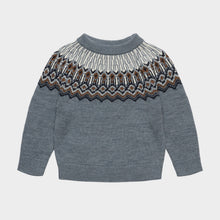Load image into Gallery viewer, Fub Fair Isle Sweater - Steel