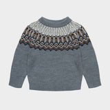 Fub Fair Isle Sweater - Steel
