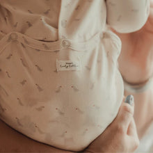Load image into Gallery viewer, Lovely Littles Printed Footie And Bonnet - Soft Bird