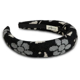 Le Enfant Sweater Printed Hairband - Black Floral