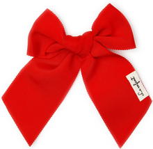 Load image into Gallery viewer, Le Enfant Grosgrain Bow Small - Red