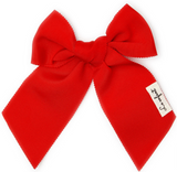 Le Enfant Grosgrain Bow Small - Red