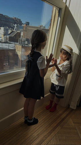 Le Enfant Garden Straw Hat - White