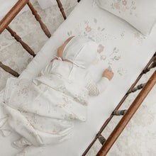 Load image into Gallery viewer, Peluche Floral Gingham Elbow Patch Layette Set - Pink