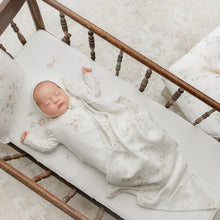 Load image into Gallery viewer, Peluche Floral Gingham Elbow Patch Layette Set - Blue