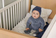 Load image into Gallery viewer, Ely's &amp; Co Velour Stripe Collection Take Me Home Set - Dark Blue