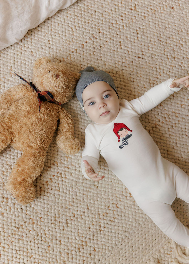 Ely's & Co Autumn Kids Collection Take Me Home Set - Ivory/Blue