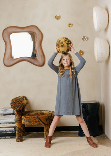 Ely's & Co Autumn Kids Collection Dress - Navy (RUNS SMALL)