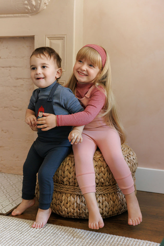 Ely's & Co Autumn Kids Collection Overalls - Pink