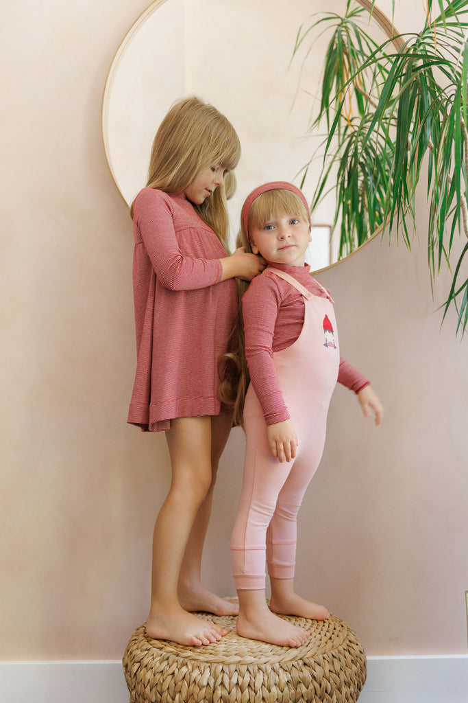 Ely's & Co Autumn Kids Collection Dress - Pink (RUNS SMALL)