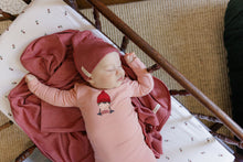 Load image into Gallery viewer, Ely's &amp; Co Autumn Kids Collection Footie And Beanie - Pink