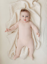 Load image into Gallery viewer, Ely's &amp; Co Embroidered Collar Collection Footie And Bonnet - Pink