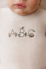 Load image into Gallery viewer, Ely's &amp; Co Embroidered ABC Footie - Tan