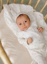 Load image into Gallery viewer, Ely's &amp; Co Rosebud Collection Footie And Bonnet - Ivory/Pink