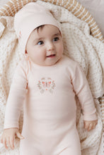 Load image into Gallery viewer, Ely's &amp; Co Garden Floral Center Collection Footie &amp; Beanie - Pink