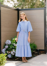 Load image into Gallery viewer, Velvette Label Striped Belted Midi