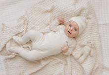 Load image into Gallery viewer, Ely&#39;s &amp; Co Organic Cotton Little One Standard 3 Pc Set - Ivory/Blue