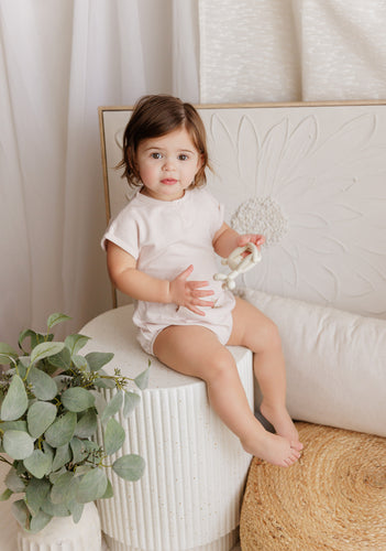 Ely's & Co Organic Bear Collection 2Pc Set -Pink