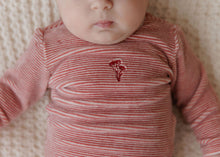 Load image into Gallery viewer, Ely&#39;s &amp; Co Velour Stripe Collection Take Me Home Set - Dark Pink