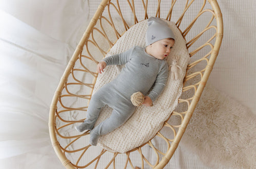 Ely's & Co Velour Stripe Collection Take Me Home Set - Light Blue
