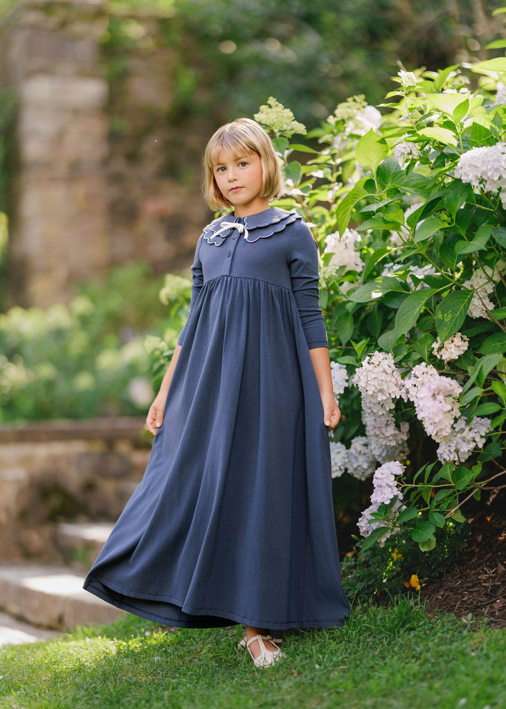 Velvette Label Scalloped Maxi