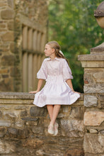Load image into Gallery viewer, Velvette Label Pink Stripe Waisted Dress